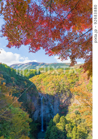 福貴野の滝の紅葉(大分県宇佐市) 福貴野の滝の紅葉(大分県宇佐市) 92683880