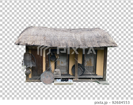 茅草屋，韓國傳統房屋，nuki 92684553