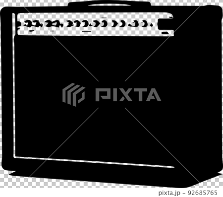 イラスト素材：フライヤーに使いやすい「アンプ」amplifier 92685765