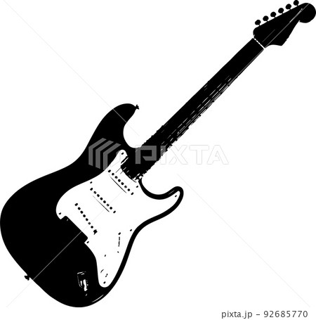 イラスト素材:フライヤーに使いやすい「ギター 」stratocaster guitar イラスト素材:フライヤーに使いやすい「ギター 」stratocaster guitar 92685770