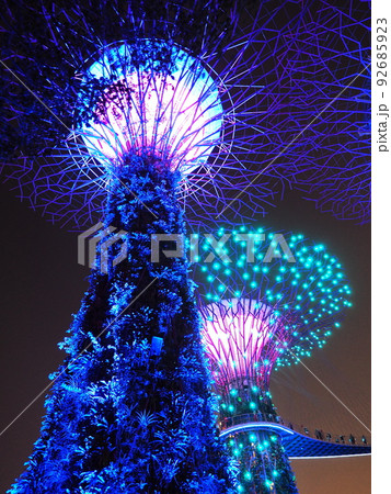 シンガポール スパーツリーライトアップ シンガポール スパーツリーライトアップ 92685923