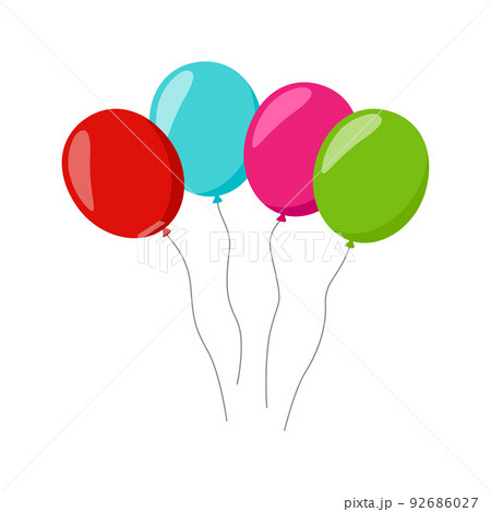 Balloon isolated on white background Balloon isolated on white background 92686027