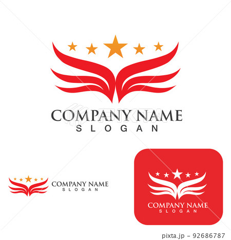 Falcon Eagle Bird Logo Template Vector Icon Falcon Eagle Bird Logo Template Vector Icon 92686787
