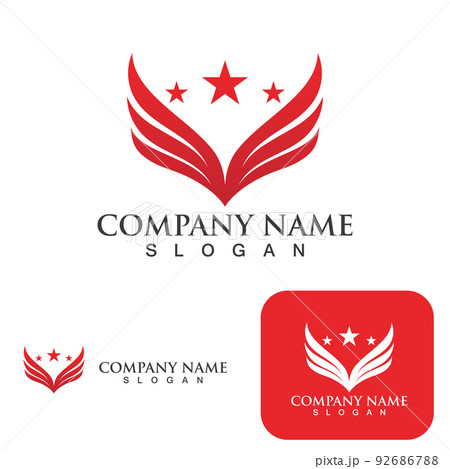Falcon Eagle Bird Logo Template Vector Icon Falcon Eagle Bird Logo Template Vector Icon 92686788