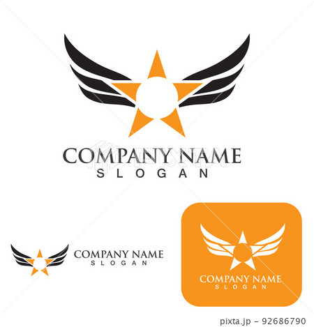 Falcon Eagle Bird Logo Template Vector Icon Falcon Eagle Bird Logo Template Vector Icon 92686790
