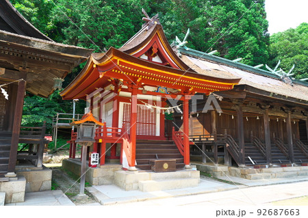 国指定重要文化財の熊野神社第二殿1 岡山県倉敷市 国指定重要文化財の熊野神社第二殿1 岡山県倉敷市 92687663