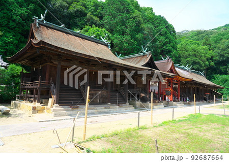 日本第一熊野神社の社殿1　岡山県倉敷市 92687664