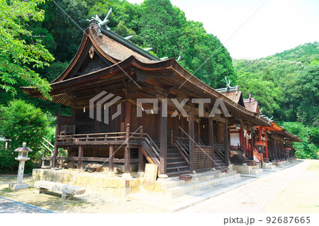 日本第一熊野神社の社殿2 岡山県倉敷市 日本第一熊野神社の社殿2 岡山県倉敷市 92687665