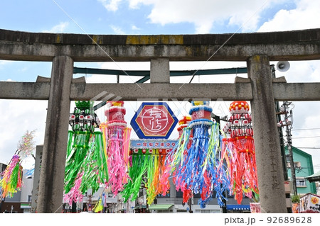 七夕祭りの日の一宮真清田神社 七夕祭りの日の一宮真清田神社 92689628
