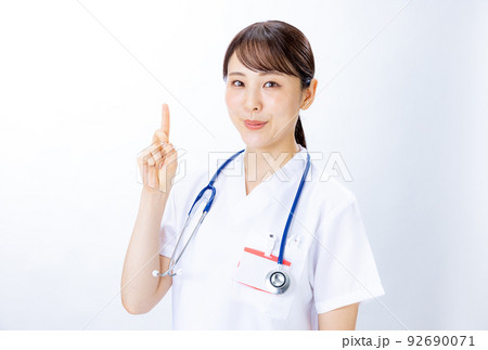 女医 白バック 女医 白バック 92690071