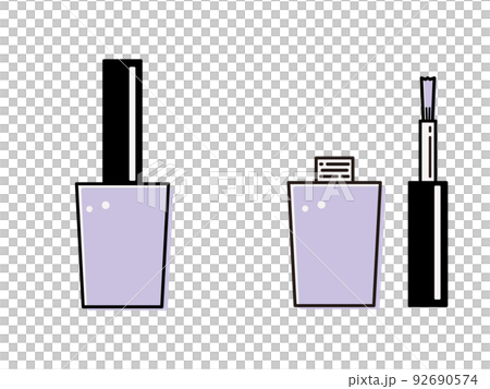 簡單的修指甲插圖_薰衣草 92690574