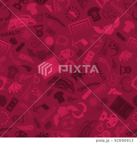 Soccer icons seamless wallpaper Soccer icons seamless wallpaper 92690913