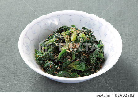 ほうれん草の胡麻和え調理イメージ ほうれん草の胡麻和え調理イメージ 92692582