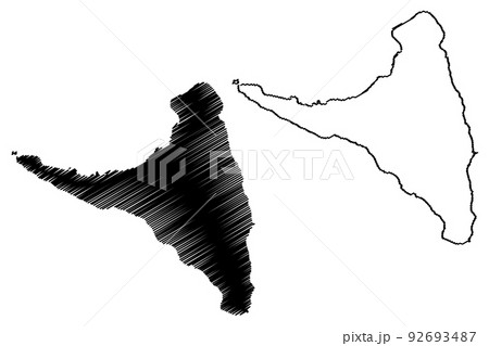 Anjouan island (Union of the Comoros) map vector illustration, scribble sketch Johanna, Hinzuan, Ndzuwani or Nzwani map Anjouan island (Union of the Comoros) map vector illustration, scribble sketch Johanna, Hinzuan, Ndzuwani or Nzwani map 92693487