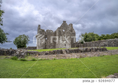 The beautiful Tully Castle by Enniskillen, County Fermanagh in Northern Ireland 92694077