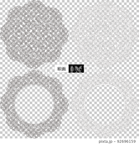 Flower decoration pattern Flower decoration pattern 92696159