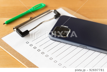 チェックシートとスマホ アンケート チェックシートとスマホ アンケート 92697781
