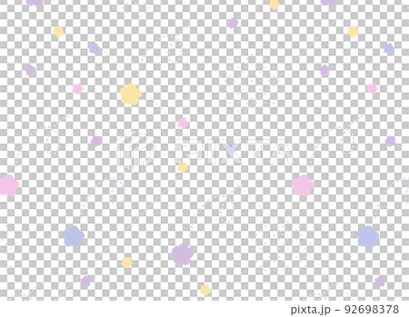 かわいい流れ星のカラフルなシームレスパターン 92698378