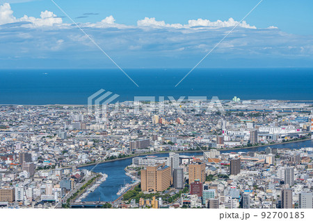 【徳島】眉山山頂付近からの眺望 92700185