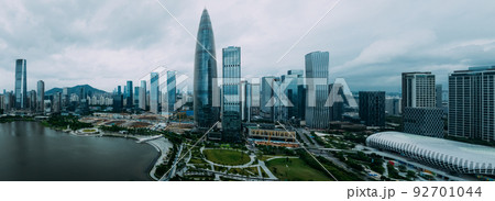 Aerial view of landscape in Shenzhen city,China Aerial view of landscape in Shenzhen city,China 92701044
