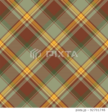 Tartan scotland seamless plaid pattern vector. Retro background fabric. Vintage check color square geometric texture for textile print, wrapping paper, gift card, wallpaper design. 92701746