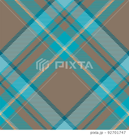 Plaid pattern vector. Check fabric texture. Seamless textile design for clothes, paper print. 92701747