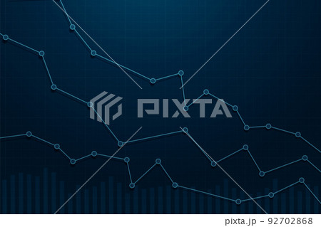 Stock chart or graph. Financial chart or graph Stock chart or graph. Financial chart or graph 92702868