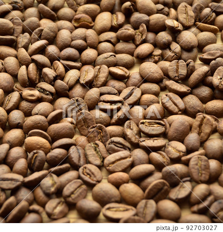 Carefully selected and roasted fresh coffee beans 92703027