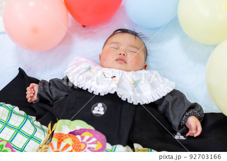 お宮参り 赤ちゃん 男の子 祝い着 お宮参り 赤ちゃん 男の子 祝い着 92703166