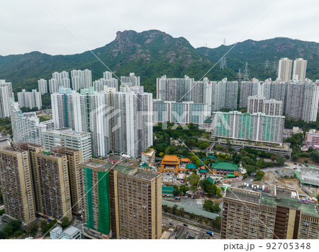 Hong Kong Kowloon side district 92705348