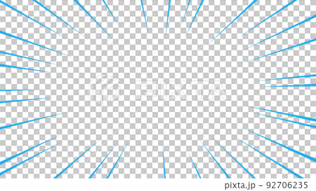 藍色集中線的矢量圖解 藍色集中線的矢量圖解 92706235