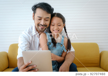 Father and kids. Father and kids. 92707460