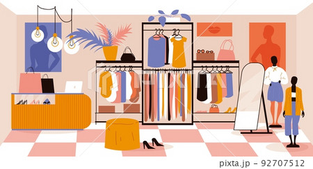 Clothes Boutique Background 92707512