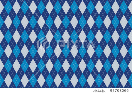 Seamless argyle pattern. Diamond shapes background. Vector Seamless argyle pattern. Diamond shapes background. Vector 92708066