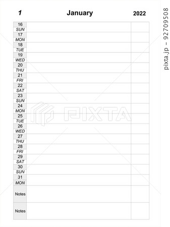 Corporate and business calendar. Planner for february 2022. Schedule for mont 92709508