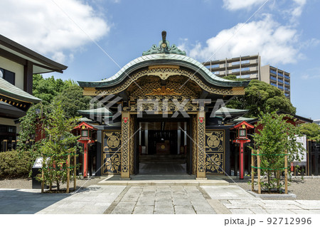 徳川頼房を祀る水戸東照宮拝殿【茨城県水戸市】 徳川頼房を祀る水戸東照宮拝殿【茨城県水戸市】 92712996