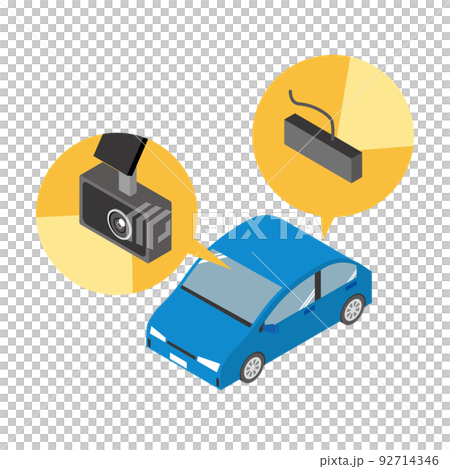ドライブレコーダーの前後装着 ドライブレコーダーの前後装着 92714346