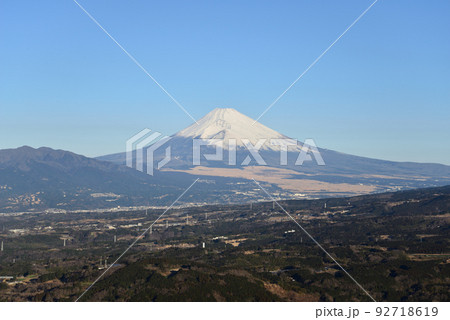 滝知山展望台から見た富士山 滝知山展望台から見た富士山 92718619
