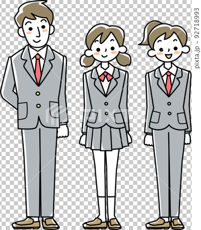 Students wearing selectable uniforms Students wearing selectable uniforms 92718993