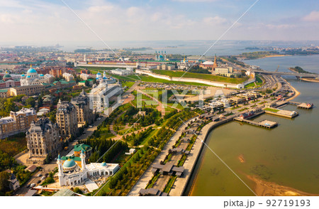 Aerial photo of Russian city Kazan Aerial photo of Russian city Kazan 92719193