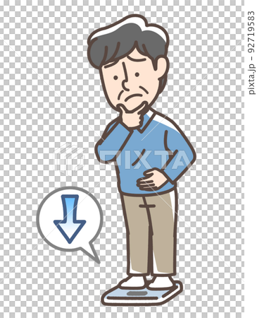 男人擔心減肥 92719583