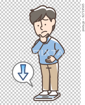 男人擔心減肥 92719585