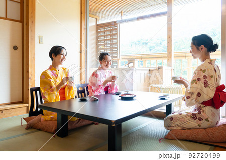 温泉旅行 浴衣 女子旅 温泉旅行 浴衣 女子旅 92720499