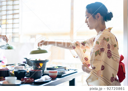 温泉旅行 食事 女子旅 温泉旅行 食事 女子旅 92720861