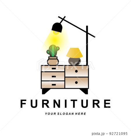 Wardrobe Logo Design, Furniture Clothes Place Illustration, Wood Craft Company Brand Icon Vector Wardrobe Logo Design, Furniture Clothes Place Illustration, Wood Craft Company Brand Icon Vector 92721095