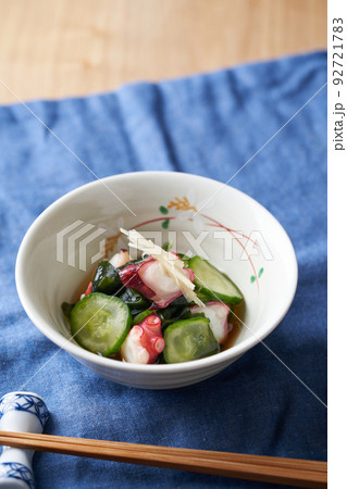 タコと胡瓜の酢の物 タコと胡瓜の酢の物 92721783