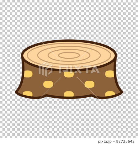 simple stump illustration 92723642