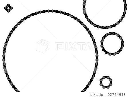 ローラーチェーンの背景イラスト素材 ローラーチェーンの背景イラスト素材 92724953
