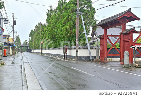 禅林街 禅林三十三ヶ寺 赤門 青森県弘前市 禅林街 禅林三十三ヶ寺 赤門 青森県弘前市 92725941