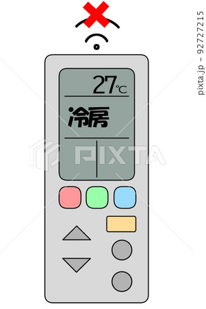 故障したエアコンのリモコン 故障したエアコンのリモコン 92727215